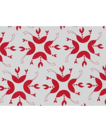 Geometric Crab Cotton Print