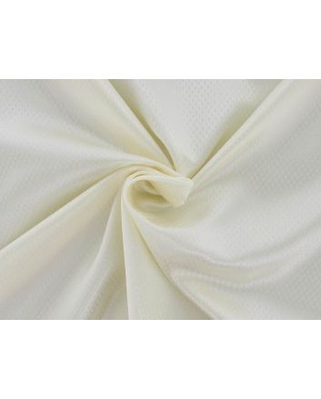 Geometric Diamond Polyester Lining, Cream
