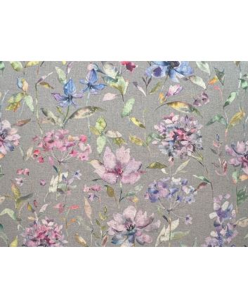 Giardino Recycled Cotton and Linen Blend Panama, Elderberry