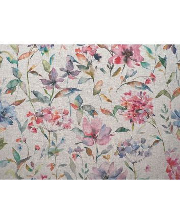 Giardino Recycled Cotton and Linen Blend Panama, Natural