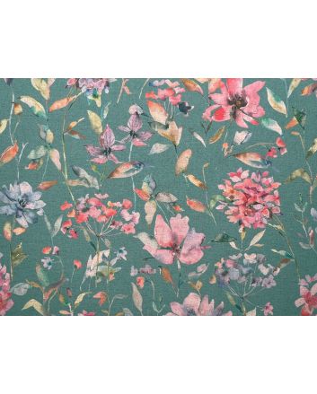 Giardino Recycled Cotton and Linen Blend Panama, Robins Egg