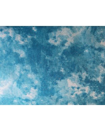Glitter Sparkle Cotton Blender, Turquoise