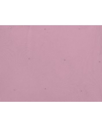 Glitter Spots Net With Diamante, Baby Pink