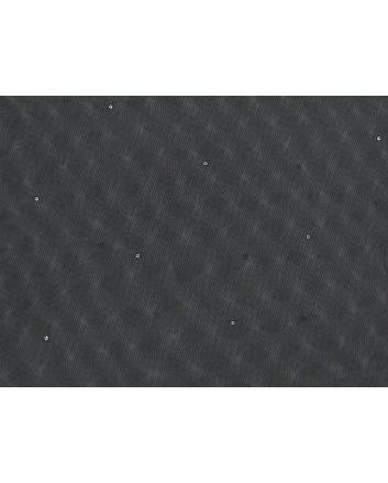 Glitter Spots Net With Diamante, Black