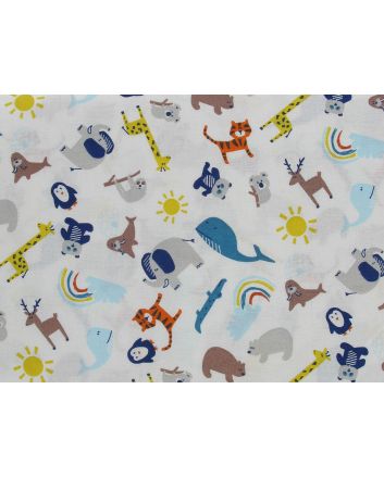 Global Adventures Cotton Print, Animals