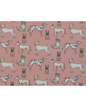 Groomed Dogs Polycotton Print, Blossom