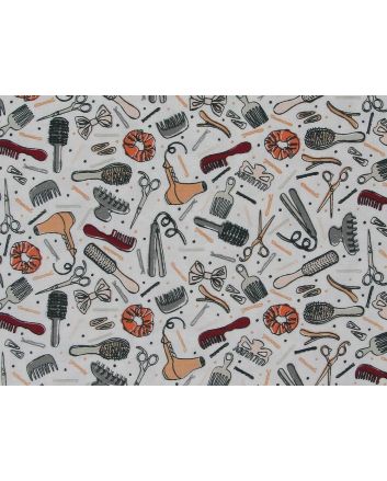 Hair Day Cotton Print, Gadgets