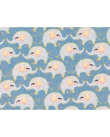 Harmony Cotton Print, Elephant Chain