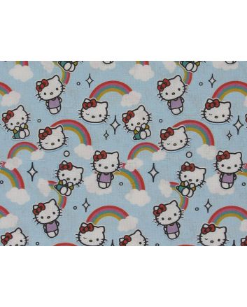 Hello Kitty Rainbow Surprise Cotton Print
