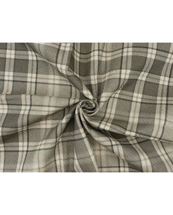 Highland Check Cotton Rich Panama, Dove
