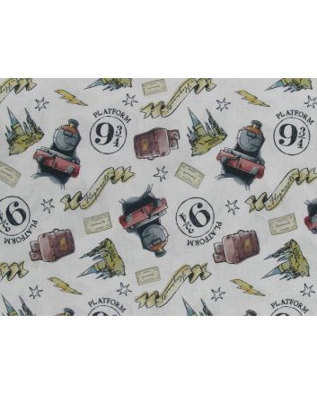 Hogwarts Express Digital Cotton Print