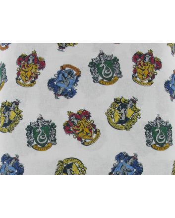 Hogwarts Houses Digital Cotton Print