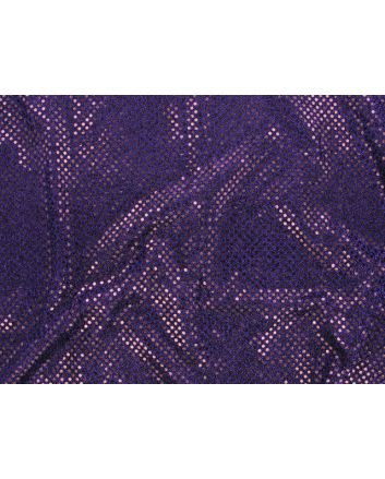 Hologram Sequin on US Knit - Purple