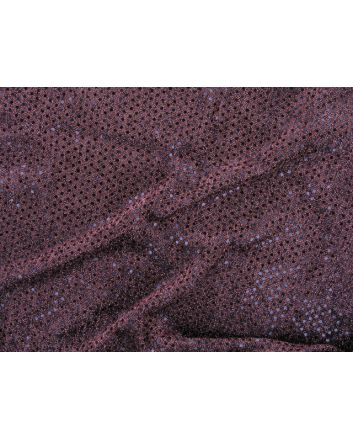 Hologram Sequin on US Knit - Red Grape