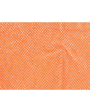 Hologram Sequin Velour, Wide - Orange