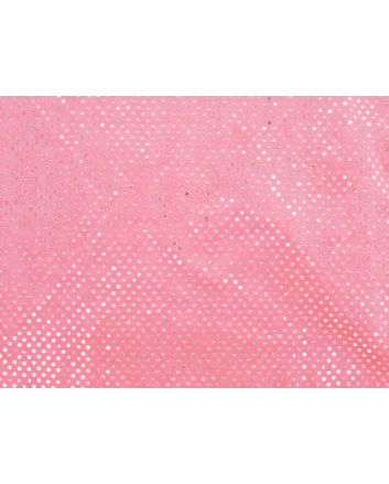 Hologram Sequin Velour, Wide - Pink