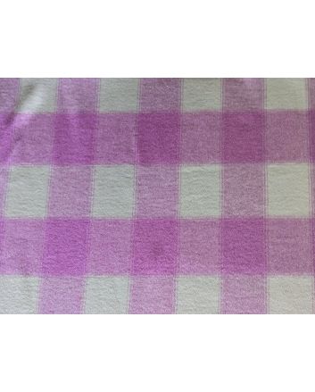 Hugo Check Soft Touch Wool Blend, Pink