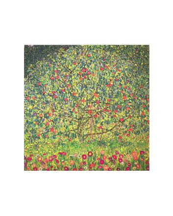 Iconic Art Cotton Cushion Panel, Klimts Apple Tree