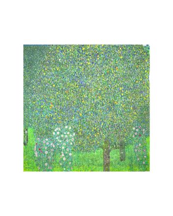 Iconic Art Cotton Cushion Panel, Klimts Rose Bush