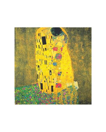 Iconic Art Cotton Cushion Panel, Klimts The Kiss