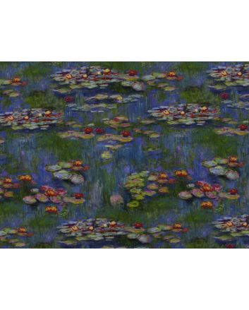 Iconic Art Cotton Jersey Print, Water Lily