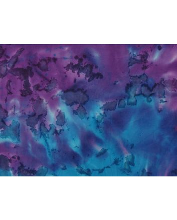 Indian Batik Cotton, Junoon, Blue and Purple