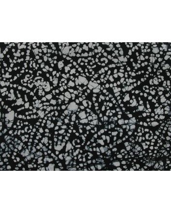 Indian Batik Cotton, Leaf Mosaic