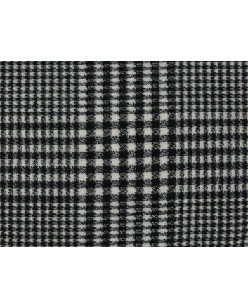 Judo Brushed Check Italian Wool Blend