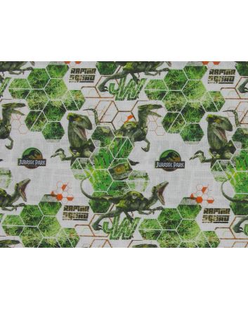 Jurassic World Raptor Squad Cotton Print