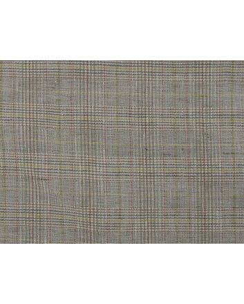 Kerry Tralee Check Irish Linen, Beige and Red