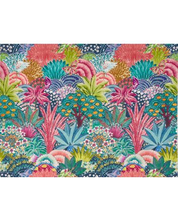 Kolkata Cotton Curtain Fabric, Tropical