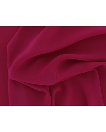 Koshibo Lightweight Polyester Crepe, Cerise