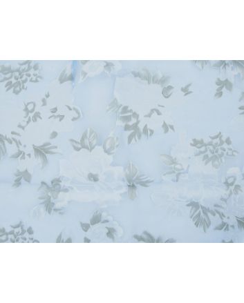 Lacquer Burn Out Print - Blue