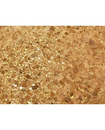 Large Grain Cork Vinyl, Gold