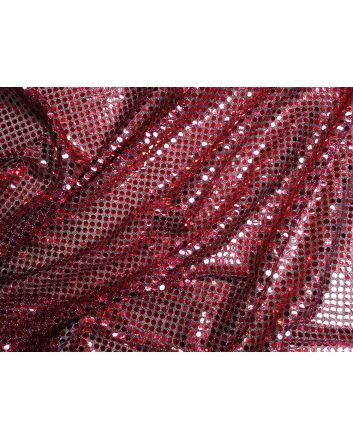 Large Sequin on US Knit - Red