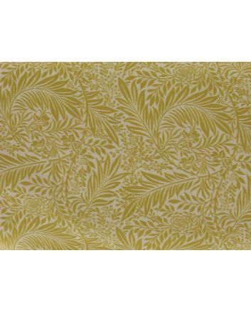 Larkspur Cotton Print, Ochre