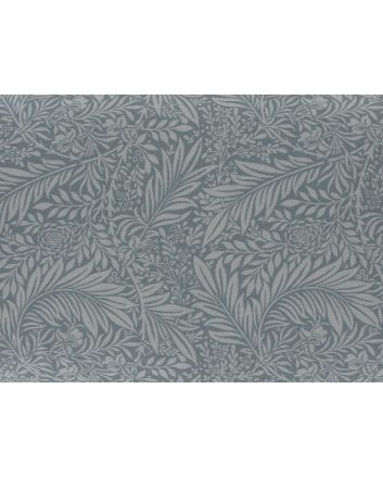 Larkspur Cotton Print, Silver