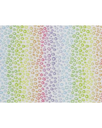 Leopard Rainbow Digital Cotton Print, Pastel