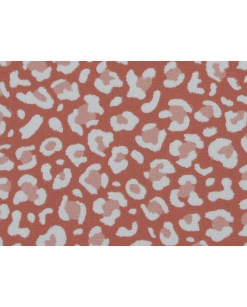 Leopard Spot Jersey Print, Antique Pink