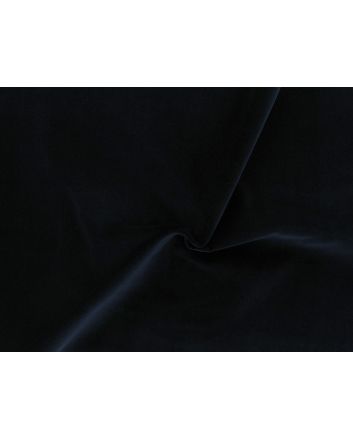 Lightweight Cotton Velvet 200  gsm, Navy