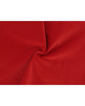Lightweight Cotton Velvet 200  gsm, Red