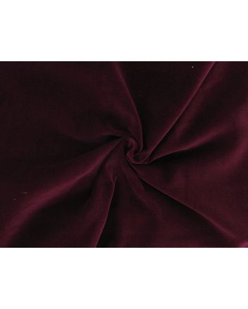 Lightweight Cotton Velvet 200  gsm, Wine