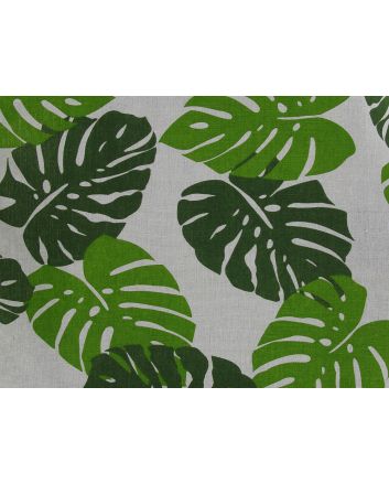 Lightweight Linen Look Canvas, Palm Leaf