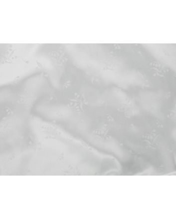 Lily Of Valley Polyester Jacquard, Silver