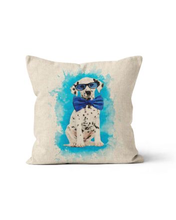 Linen Look Panama Panels, Dalmation Glasses