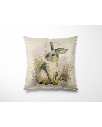 Linen Look Panama Panels, Rabbit
