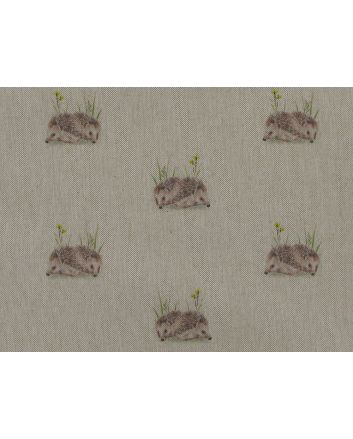 Linen Look Printed Panama, Hedgehogs