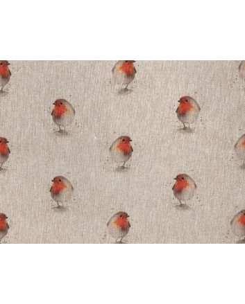 Linen Look Printed Panama, Robins