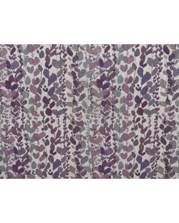 Linen Look Printed Panama, Wisteria, Heather