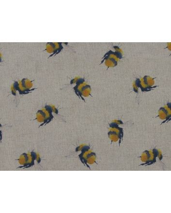 Linen Look Printed Panama Bumble Bee